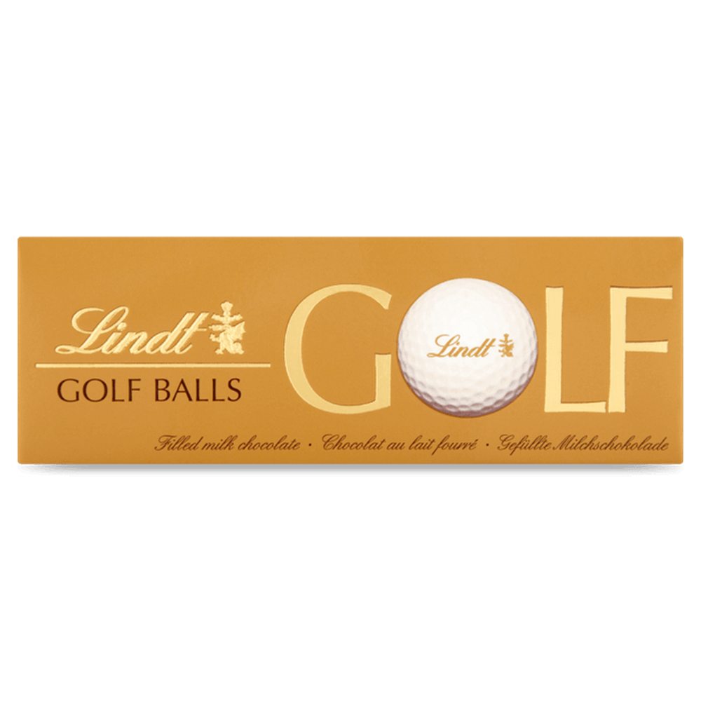 LINDT GOLF BALLS MILK CHOCOLATE 110G